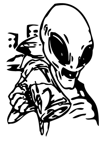 Alien Sticker 15