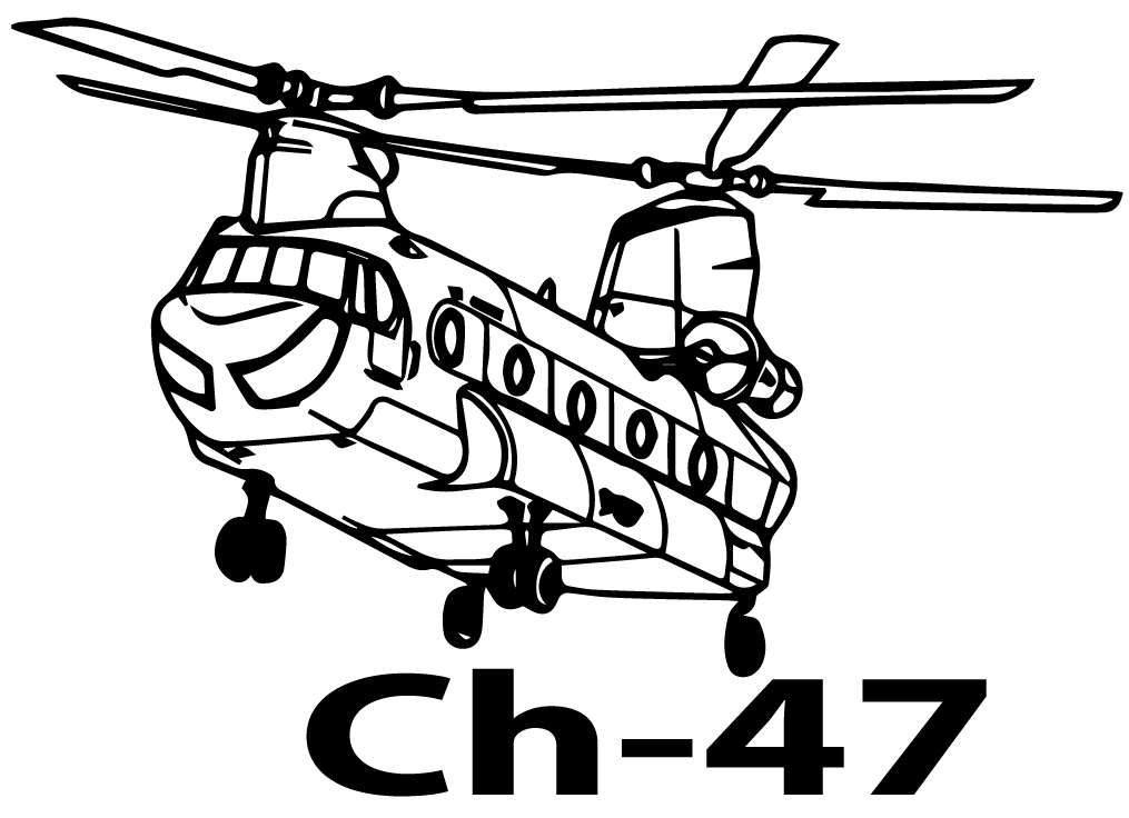 Chinook Ch-47 Sticker