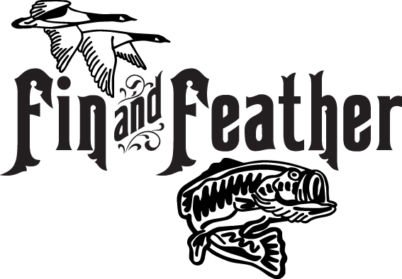 Fin and Feather Bass Sticker