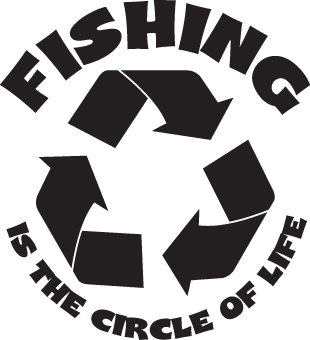 Fishing is the Circle of Life Sticker