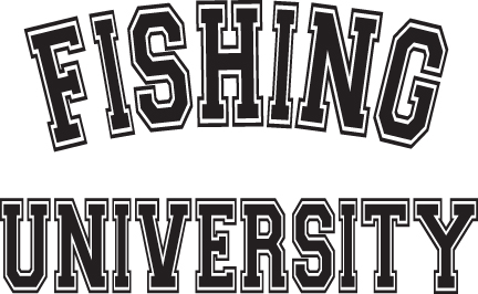 Fishing University Sticker
