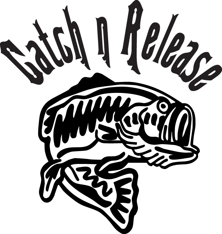 Catch n Release Bass Sticker