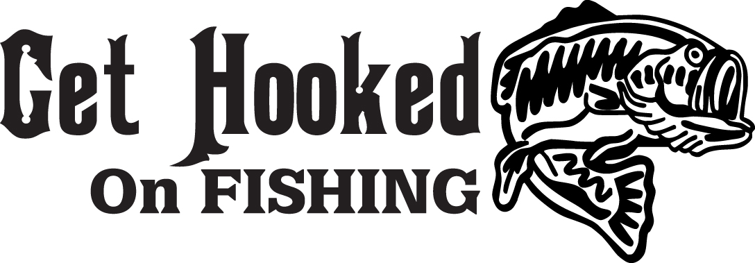 Get Hooked on Fishing Bass Sticker 4