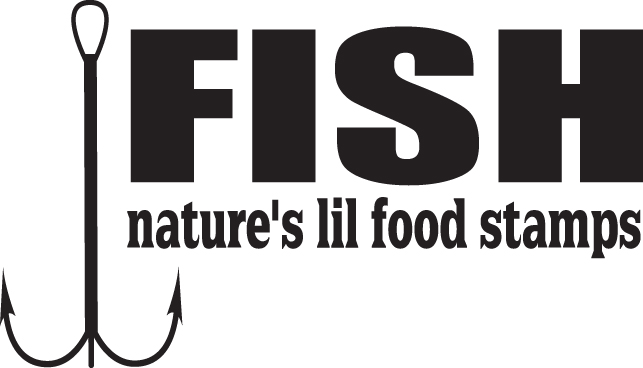 Fish Nature's Lil Food Stamps Sticker