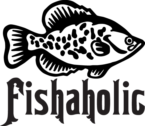 Fishaholic Crappie Sticker