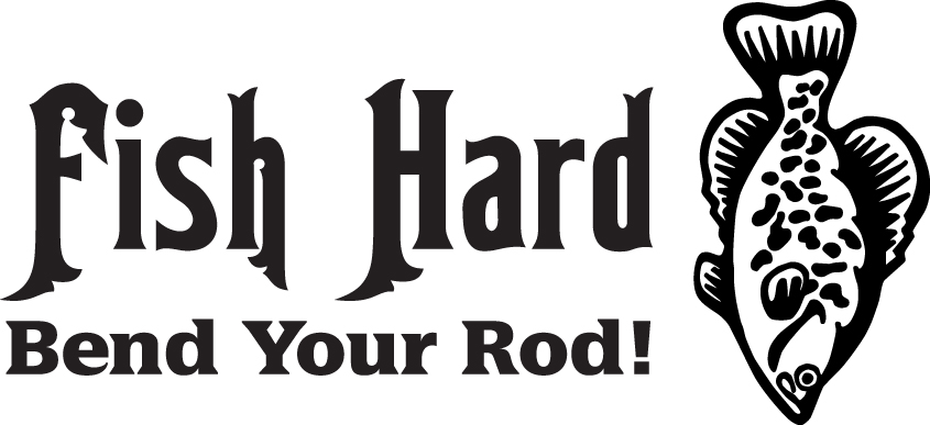Fish Hard Bend Your Rod Crappie Sticker