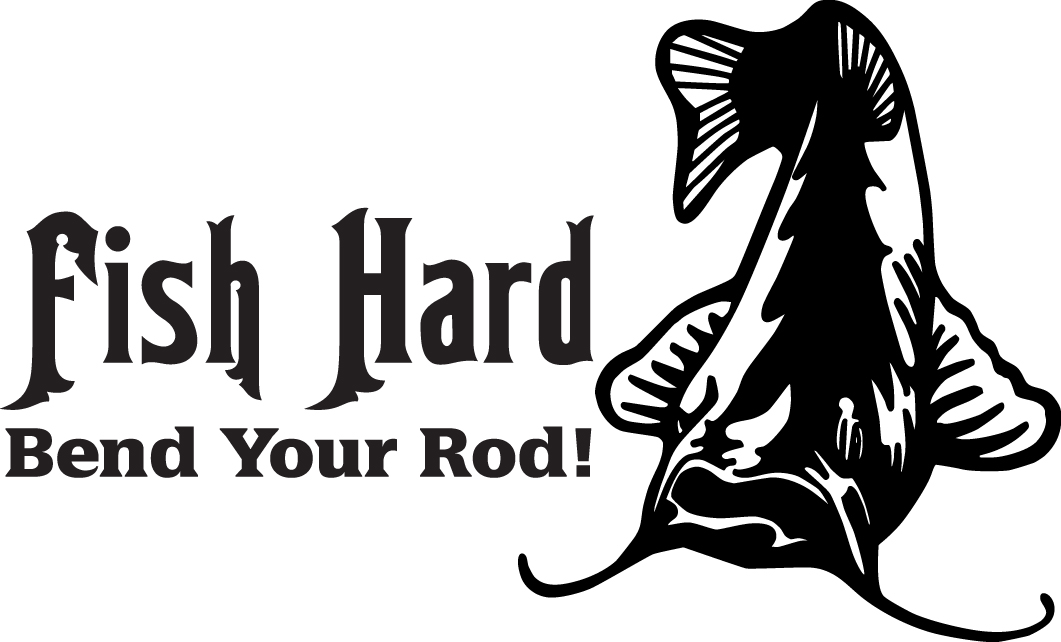 Fish Hard Bend Your Rod Catfish Sticker 4