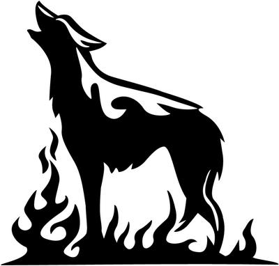 Animal Flame Sticker 66