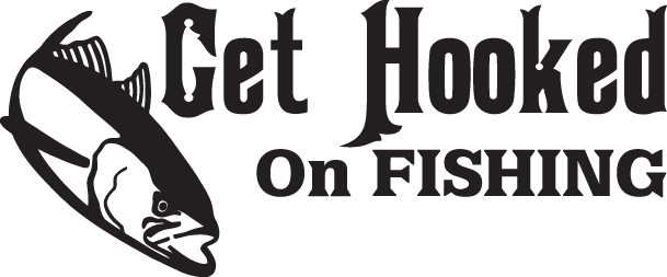 Get Hooked on Fishing Tuna Fishing Sticker