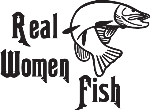Reel Women Fish Sticker 6