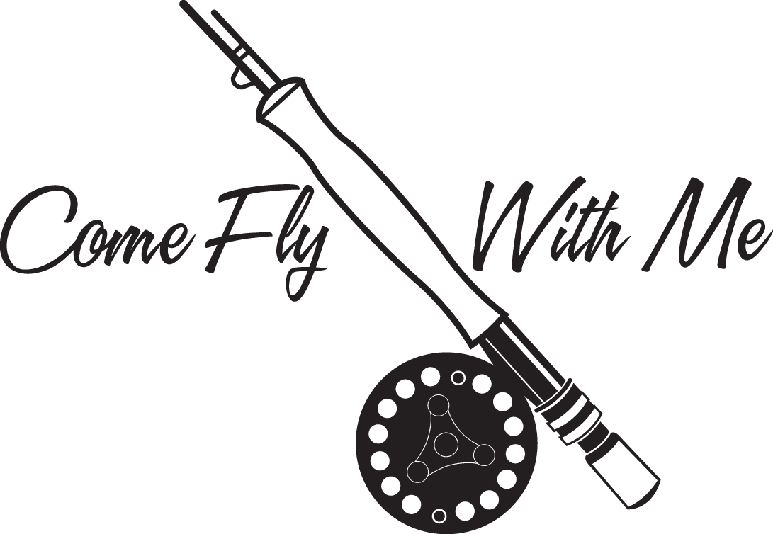 Come Fly With Me Fly Fishing Sticker 2