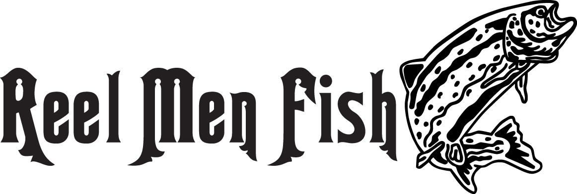 Reel Men Fish Salmon Fishing Sticker