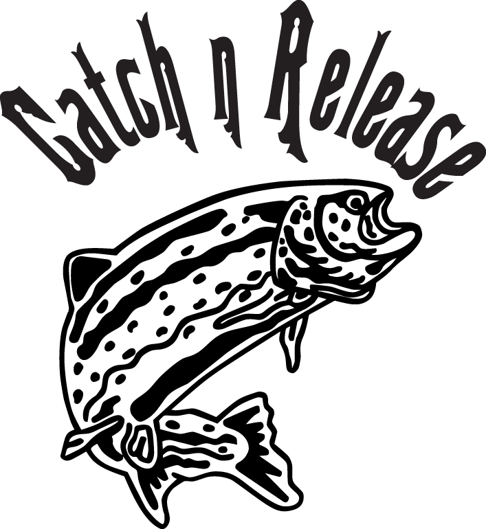 Catch n Release Salmon Fishing Sticker