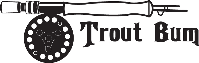 Trout Bum Fly Fishing Sticker