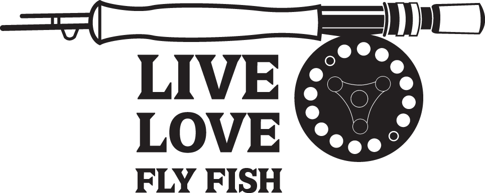 Live Love Fly Fish Fly Fishing Sticker