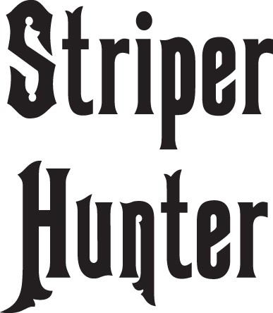Striper Hunter Sticker