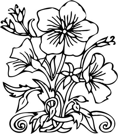 Flower Sticker 314