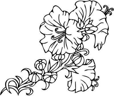 Flower Sticker 356