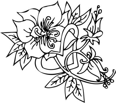 Flower Sticker 387