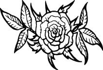 Rose Sticker 158