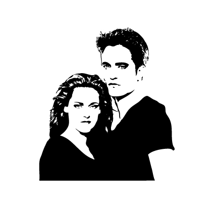 Bella and Edward Sticker 2