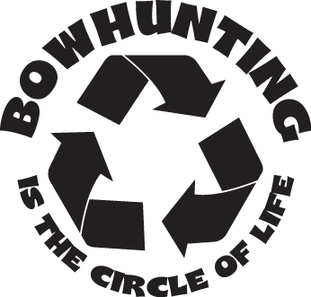 Bowhunting is the Circle of Life Sticker