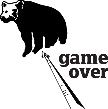 Bear Game Over Sticker