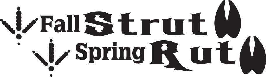 Fall Strut Spring Rut with Prints Sticker