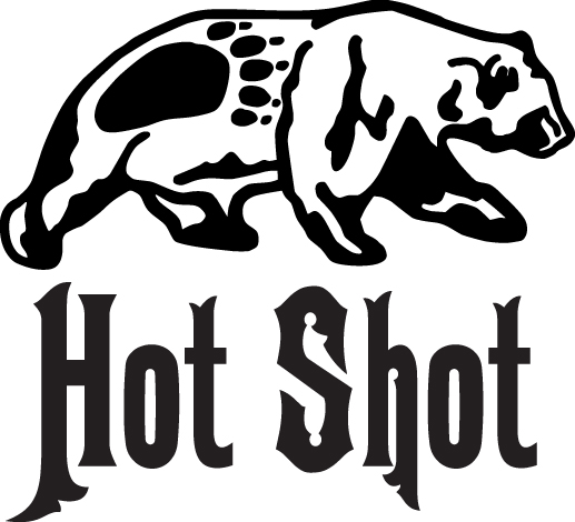 Hot Shot Bear Sticker
