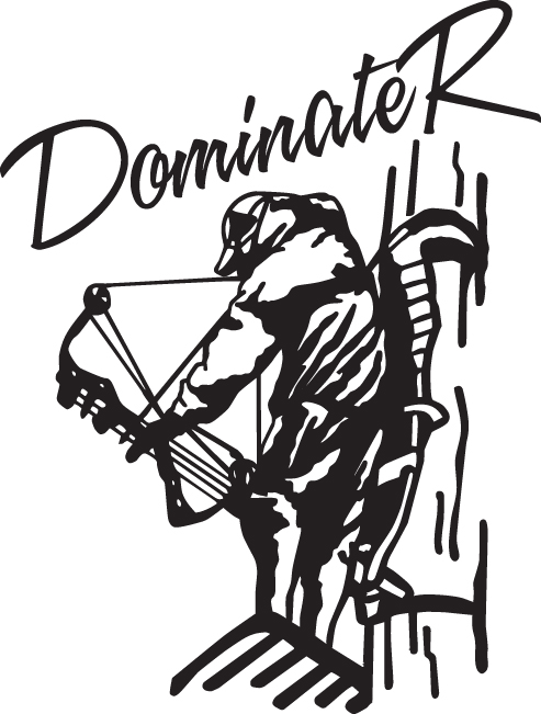 Bowhunter Dominater in Tree Stand Sticker 2