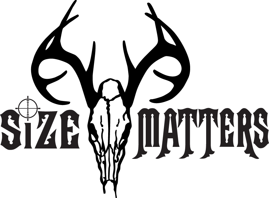 Size Matters Deer Hunting Sticker 12