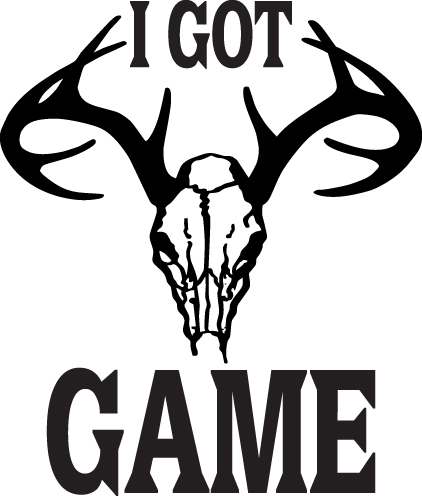 I got Game Deer Skull Sticker