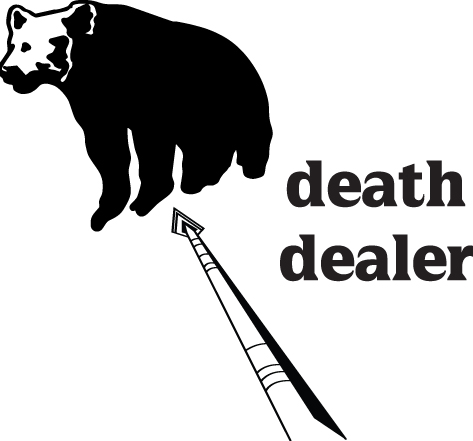 Death Dealer Bear Bowhunting Sticker