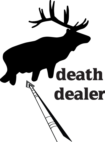 Death Dealer Elk Bowhunting Sticker
