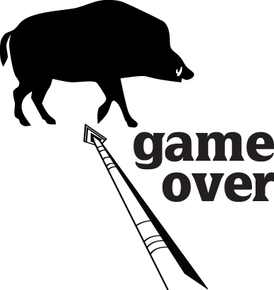 Game Over Boar Sticker