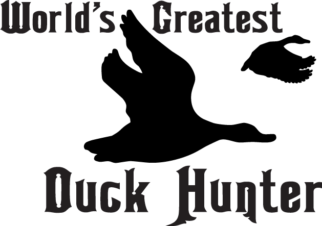 Worlds Greatest Duck Hunter Sticker