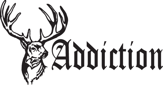 Deer Addiction Sticker 