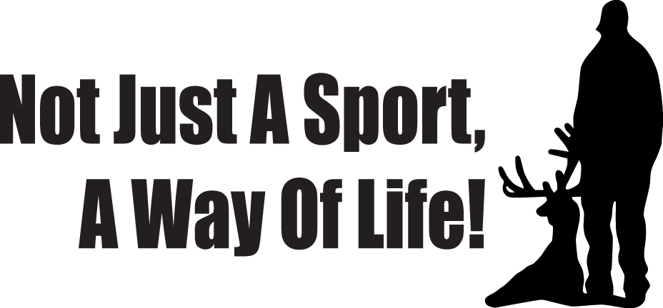 Not Just a Sport A Way of Life Buck Sticker 4
