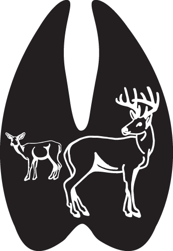 Man Shooting Deer Sticker 7