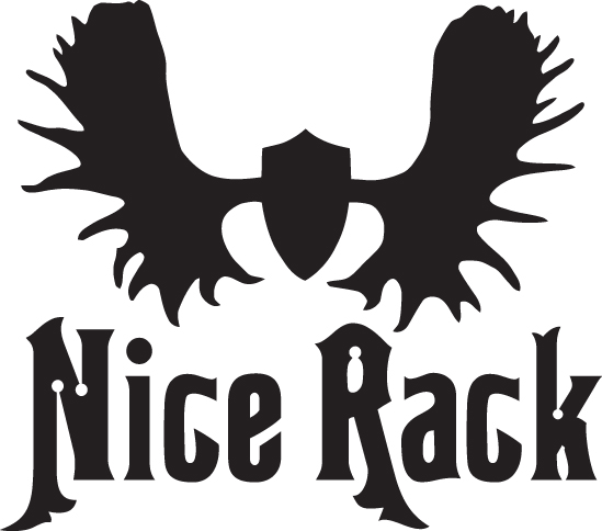 Nice Rack Moose Rack Sticker