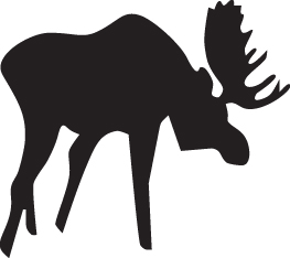 Moose Sticker 23