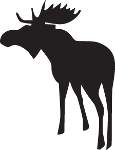 Moose Sticker 25