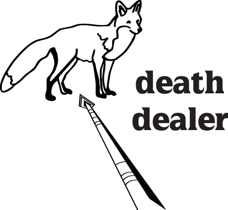 Death Dealer Fox Sticker 3