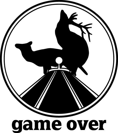 Game Over Elk in Bullseye Sticker 5