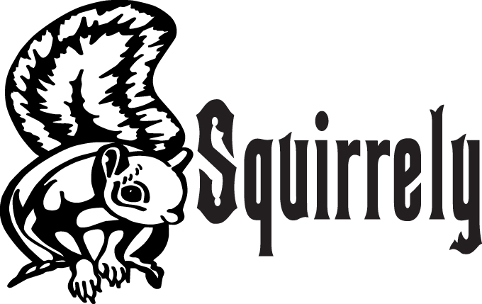 Squirrely Squirrel Sticker