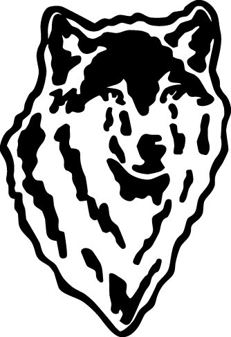 Wolf Head Sticker 6