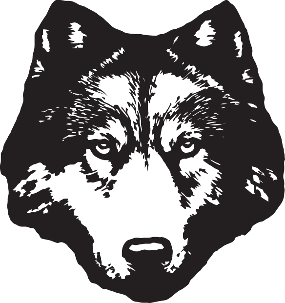 Wolf Head Sticker 7