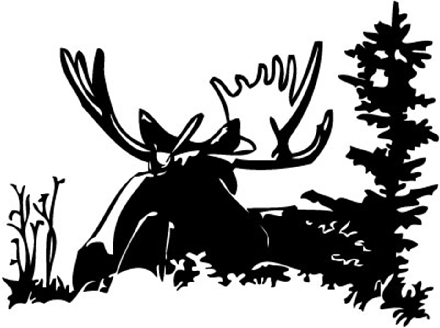 Moose 2 Sticker