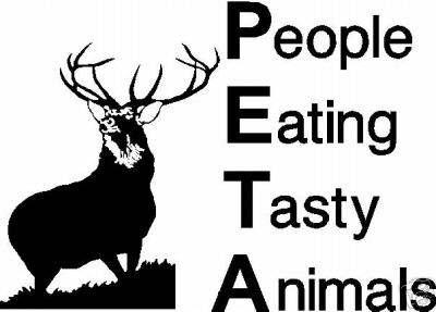 PETA Buck Sticker