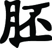 Kanji Symbol, Unborn Child